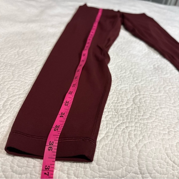 Lululemon Athletica Red High-Waisted Leggings size 10 - Picture 7 of 10
